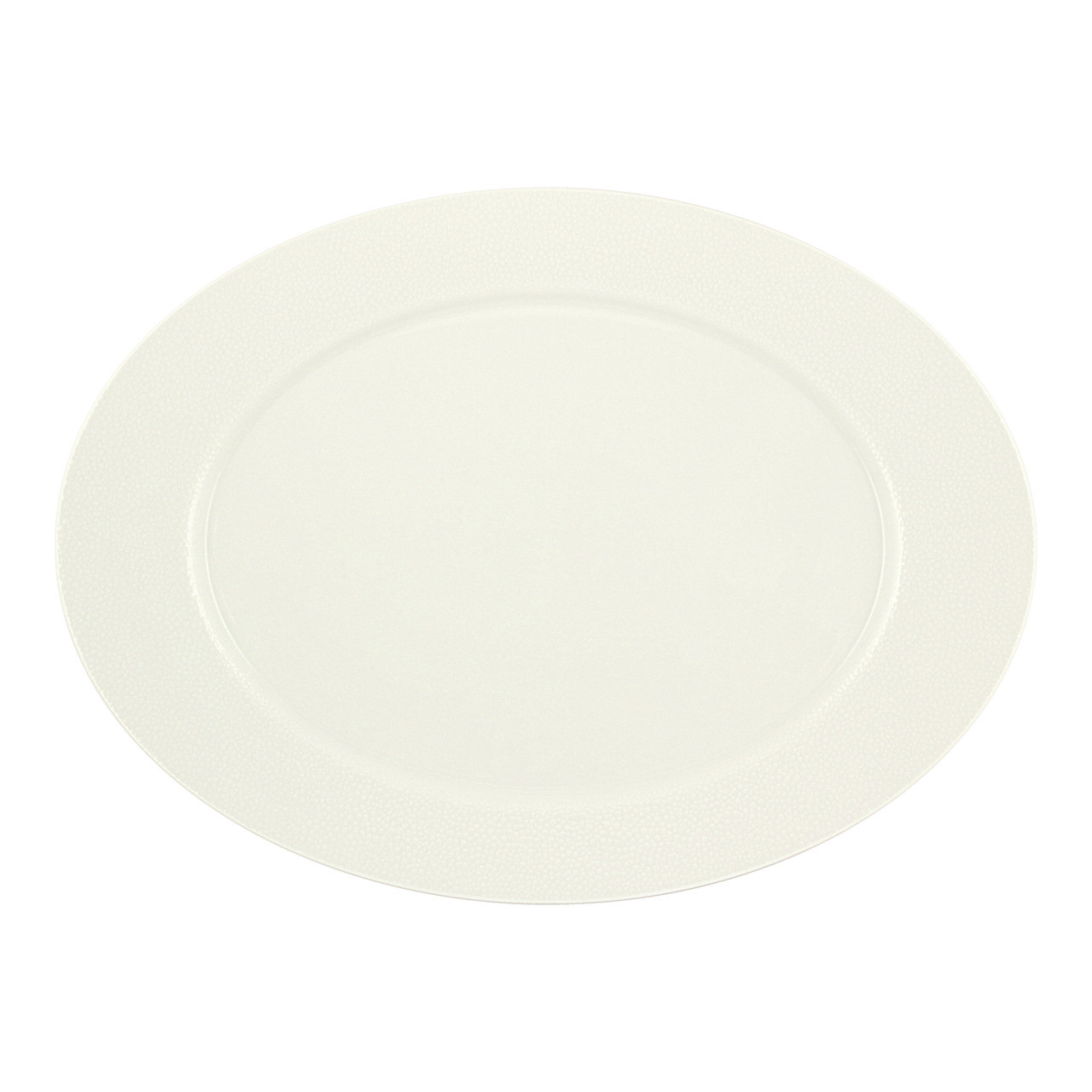 Pearls, Platte oval Fahne 379 x 278 mm light